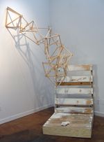 Wood, plaster, twine Hernandez / Hundley - Hive