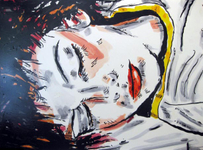 Oil paint on panel, 18” x 24” Pat Snow - Sleeping