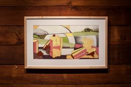 Pencil and gouache on paper, 2014. 18" x 29" Rebecca Rothfus Harrell - Untitled (Cover Art for 787xx)
