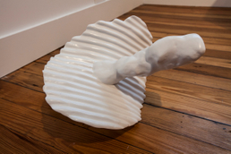 Epoxy, milled foam, paint, 2015. 15" x 13" x 16" Benjamin Jurgensen - Untitled