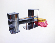 Acrylic on illustration board, 11” x 9” Jason Webb - Discard Pile 26