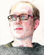 Colored pencil on paper, 14” x 17” Katy O’Conner - Jeff