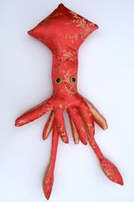 Fabric, thread & polyfil, 34” x 13” Kristin Hogan - Sakura
