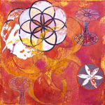 Mixed media on canvas, 8.5” x 11” Regina Allen - Resilience