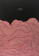 mixed media, 21" x 31", 2017 Jana Swec & Jon Windam - Farah