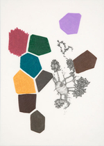 graphite and colored pencil on drafting film, 14” x 12” Leigh Anne Lester - Marker 1.4