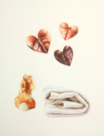 Colored pencil on paper, 2013, 17" x 13" Joe Sinness - Gym Bunny