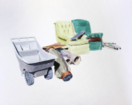 Acrylic on illustration board, 11” x 9” Jason Webb - Discard Pile 29