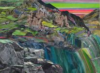 Collage on paper, 16 7/8”x 23 ¼”, 2012
$2200 Libby Barbee - Eastern Medicine