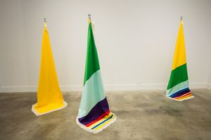 Alexandra Robinson, 100% Authentic(ation) Flags 3 of 4 [father, mother, daughter]