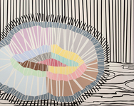 2014, Acrylic on wood panel, 48” x 60” Jeana Baumgardner - Crystal