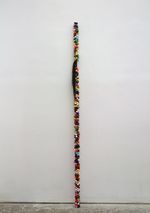 Synthetic hair, barrettes, 6’ Christina Coleman - Staff (Balls)