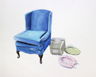 Acrylic on watercolor board, 11” x 9” Jason Webb - Discard Pile 12