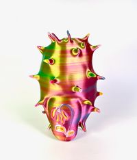 2025, 3D printed PLA, 14 x 8 x 9 inches, Unique variant, edition of 10 Gracelee Lawrence - Clinking Against The Jar of Time