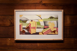 Pencil and gouache on paper, 2014. 18" x 29" Rebecca Rothfus Harrell - Untitled (Cover Art for 787xx)