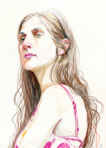 Colored pencil on paper, 14” x 17” Katy O’Conner - Brittany