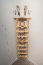 2014, Lumber, plywood, hardware, 110” x 36” x 48” H I X X Collective - Tree Stand 01