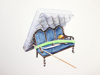 Acrylic on aquabord, 25” x 19” Jason Webb - Discard Pile 20