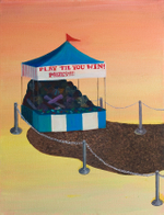 Acrylic on Canvas, 11” x 14” Amy Kligman - Play Till You Win