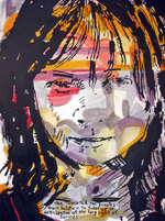 Oil paint on panel, 18” x 24” Pat Snow - She Counted the Minutes