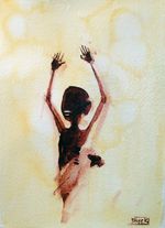 Mixed media on paper, 10” x 13” Paul Beck - Where’s the love bro