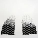Ink on paper, 34” x 34” Matthew John Winters - The Gates