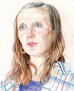 Colored pencil on paper, 14” x 17” Katy O’Conner - Annie