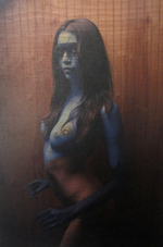 UV photo print direct on birch plywood, 11.5” x 17” Hernandez / Hundley - Glucobrassicin