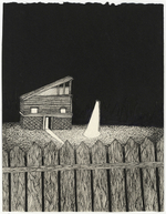 Pen & ink on collaged paper, 12” x 15” Katie Rose Pipkin - 7th and Sepulveda