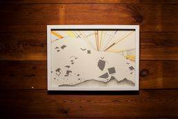 Graphite, lightfast colored pencil on paper, 2014. 22" x 16" Rebecca Rothfus Harrell - Fool's Gold