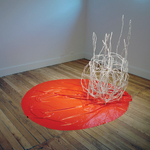 2014, Powder coated steel and paint, 50 x 36 x 38 in. Gracelee Lawrence - I was the worst to the one I loved best