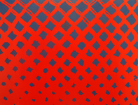 Acrylic on panel, 18” x 24” Alec Dartley - Red/Blue Snow