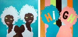 Color pencil, 50” x 25” Terrence Payne - You can count on me just don’t count high