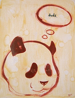 Mixed media on paper, 20” x 25.5” Paul Beck - I made it to cereal boxes in the wrong way