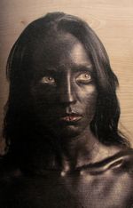 UV photo print direct on birch plywood, 11.5” x 17.5” Hernandez / Hundley - Shadow