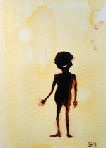 Mixed media on paper, 10” x 13” Paul Beck - Take it easy bro you’ve taken all I got