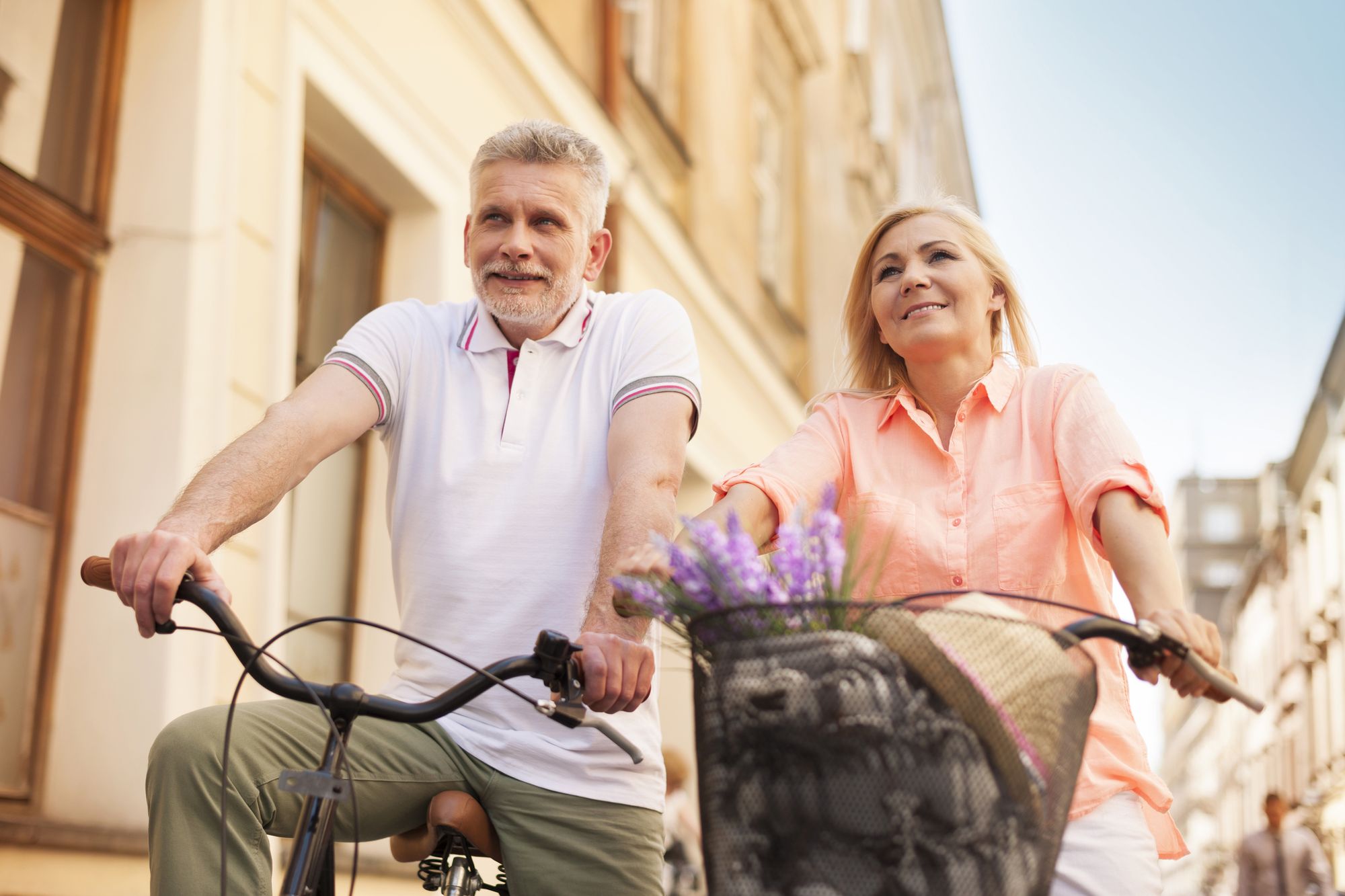 People on bike