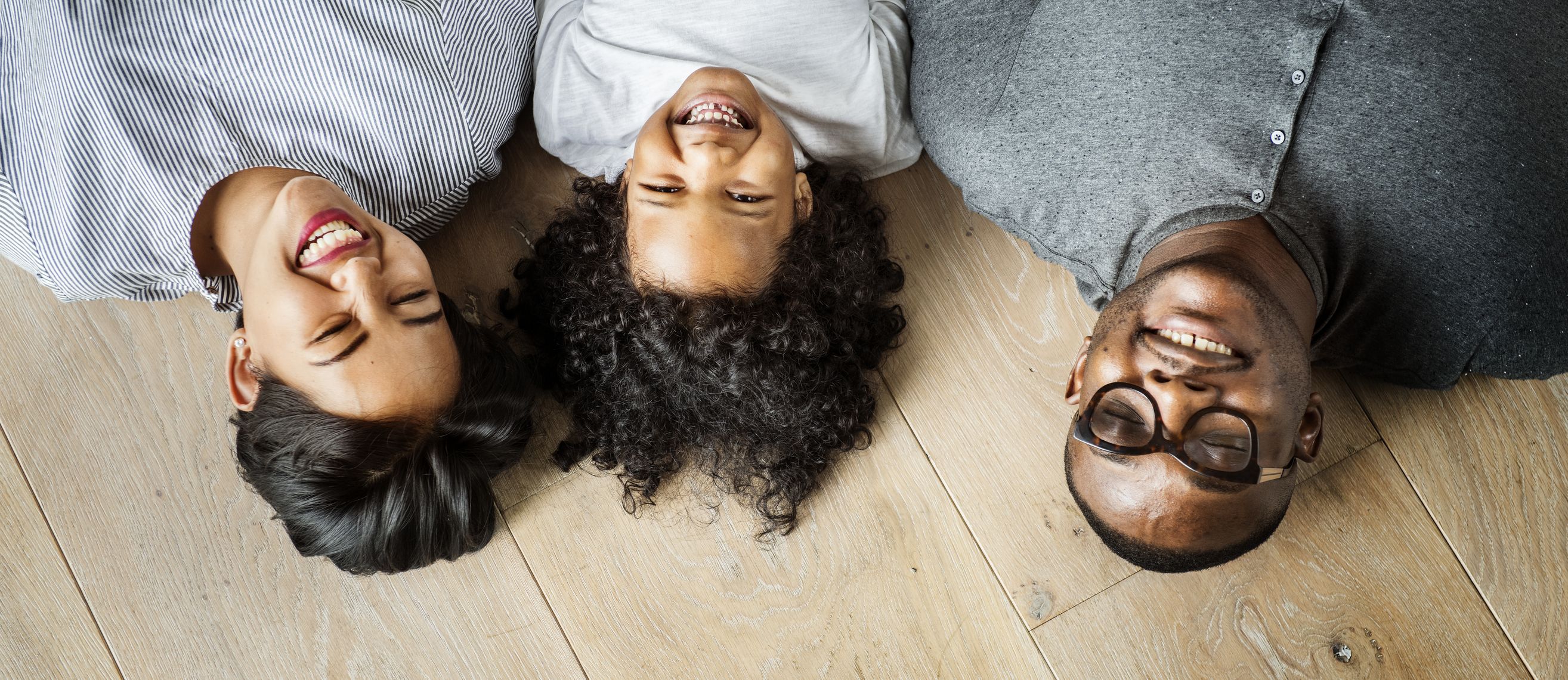 Family smiling