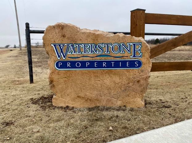 Custom Ranch Boulder Sign