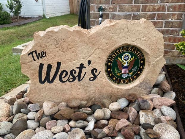 Military Appreciation Custom Boulder