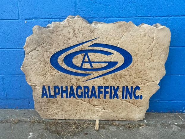 Commercial Boulder Sign