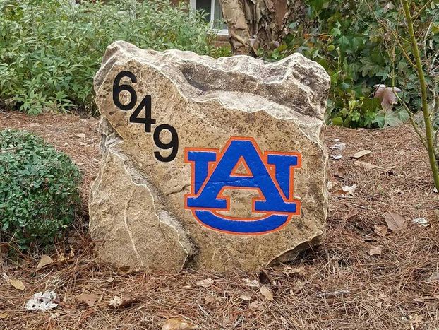 College Sports Address Sign