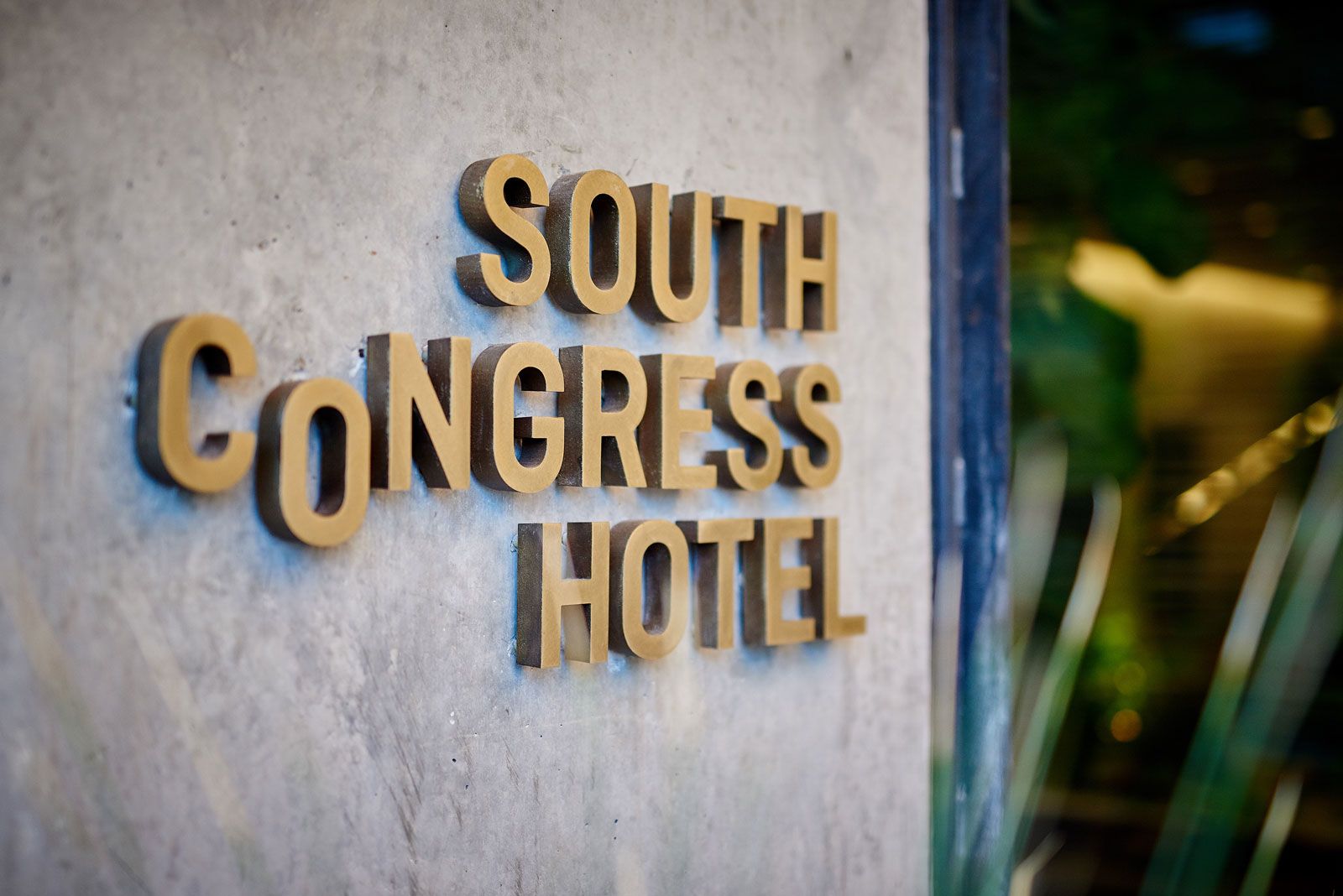 South Congress Hotel sign
