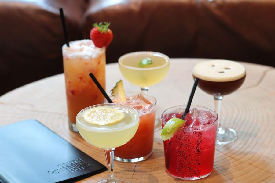 Drinks at The Lobby Bar on South Congress Avenue