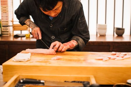 Chef Yoshi Okai at OTOKO Austin