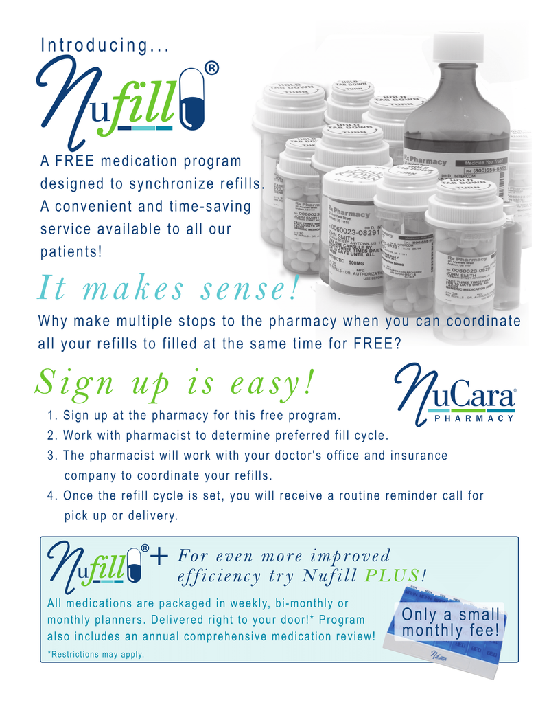 Nufill Medication Synchronization 