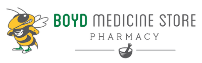 Boyd Medicine Store Pharmacy Logo Boyd Medicine Store Pharmacy Logo