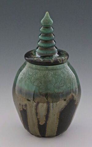 karen-hembree-jade-crystalline-over-oil-spot-pagoda-jar.jpg