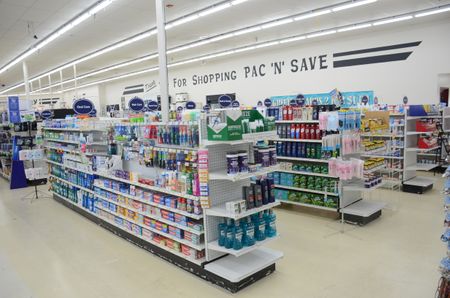 Pac N Save pharmacy shelves 
