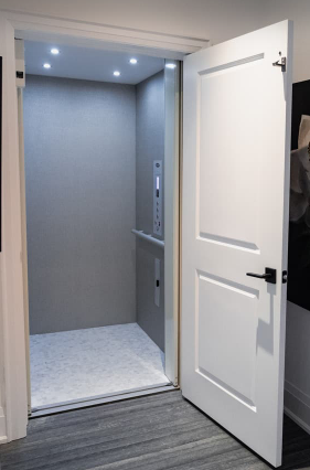 Residential Elevator With Swing Door